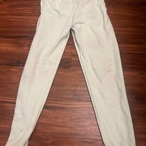 Lime green sweat pants